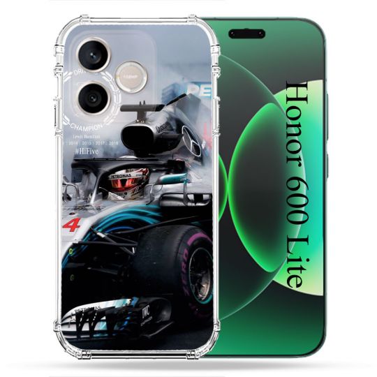 Coque Renforcée Pour Honor 600 Lite 5G Formule 1 F1 Mercedes Petronas