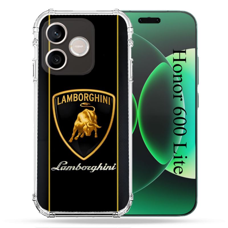 Coque Renforcée Pour Honor 600 Lite 5G Lamborghini Carbone