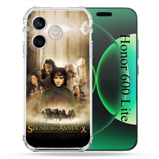 Coque Renforcée Pour Honor 600 Lite 5G Le seigneur Des Anneaux Affiche