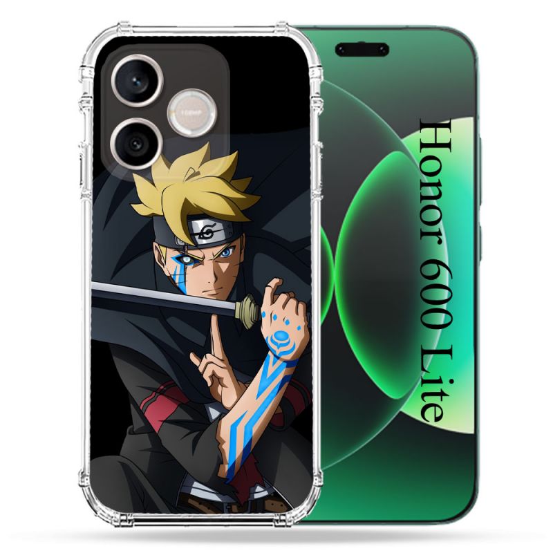 Coque Renforcée Pour Honor 600 Lite 5G Manga Boruto Tatouage