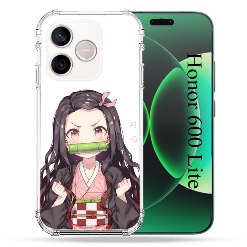 Coque Renforcée Pour Honor 600 Lite 5G Manga Demon Slayer Nezuko