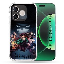 Coque Renforcée Pour Honor 600 Lite 5G Manga Demon Slayer Noir