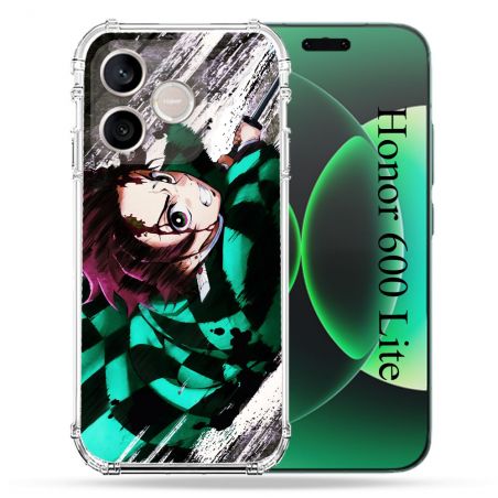 Coque Renforcée Pour Honor 600 Lite 5G Manga Demon Slayer Tanjiro