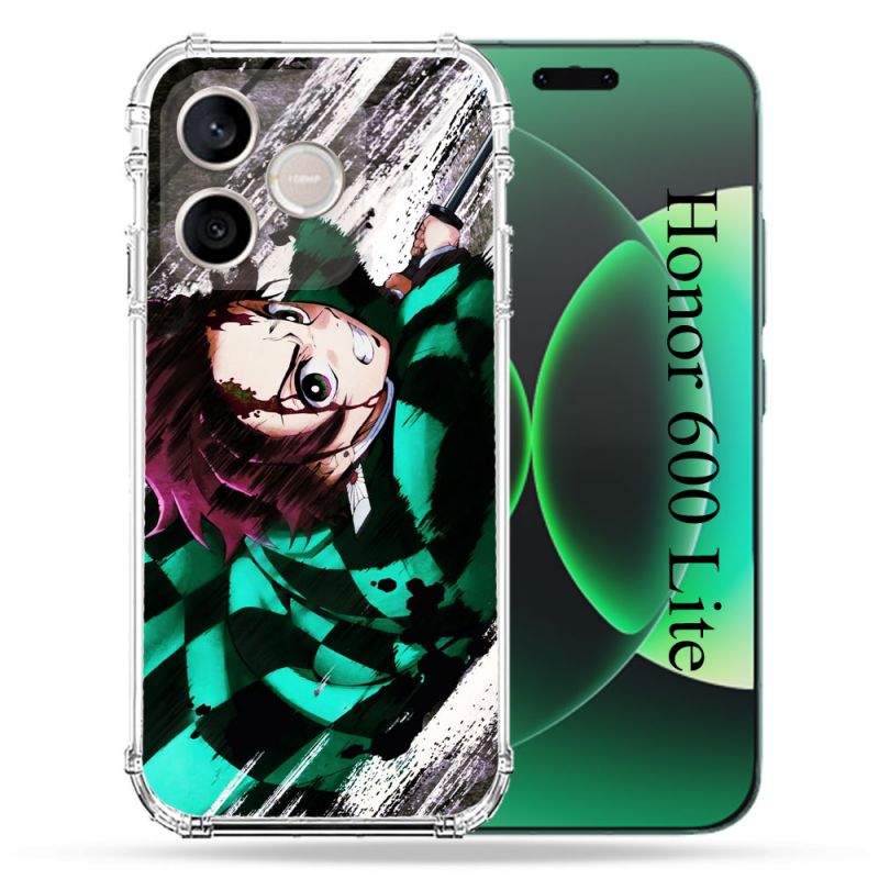 Coque Renforcée Pour Honor 600 Lite 5G Manga Demon Slayer Tanjiro