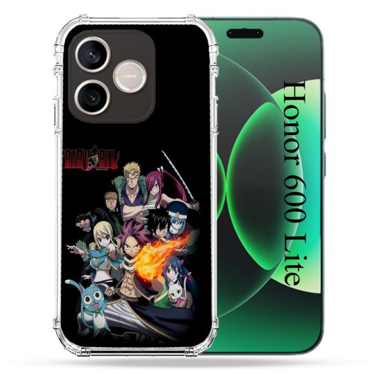 Coque Renforcée Pour Honor 600 Lite 5G Manga Fairy Tail Logo Team