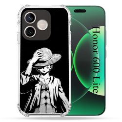 Coque Renforcée Pour Honor 600 Lite 5G Manga One Piece Luffy Noir