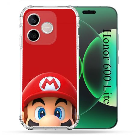 Coque Renforcée Pour Honor 600 Lite 5G Mario Rouge