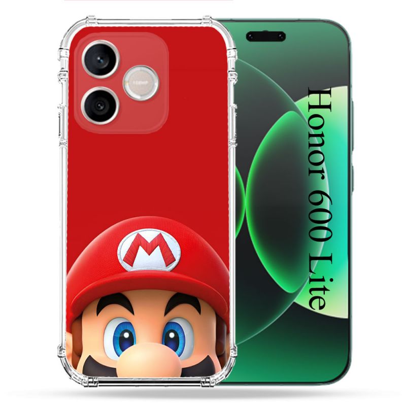 Coque Renforcée Pour Honor 600 Lite 5G Mario Rouge