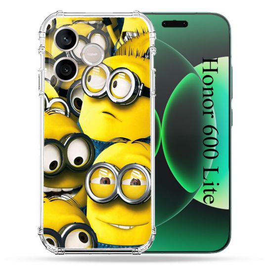 Coque Renforcée Pour Honor 600 Lite 5G Minions Groupe