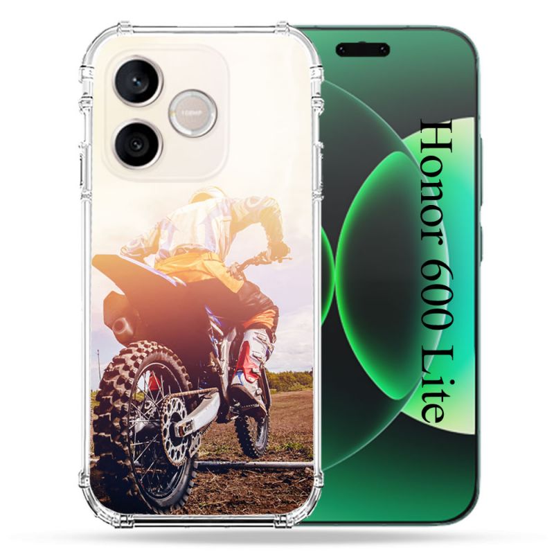 Coque Renforcée Pour Honor 600 Lite 5G Moto Cross Soleil
