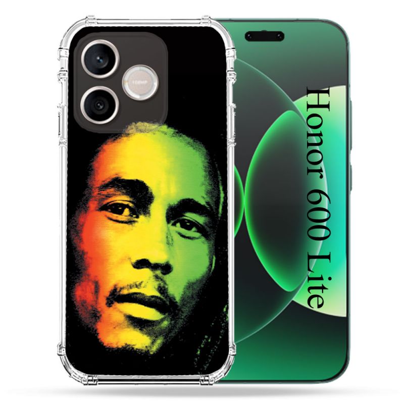 Coque Renforcée Pour Honor 600 Lite 5G Musique Bob Marley 2