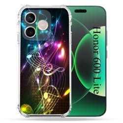 Coque Renforcée Pour Honor 600 Lite 5G Musique Partition Multicolore