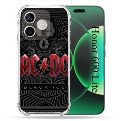 Coque Renforcée Pour Honor 600 Lite 5G Musique Rock ACDC Rouge
