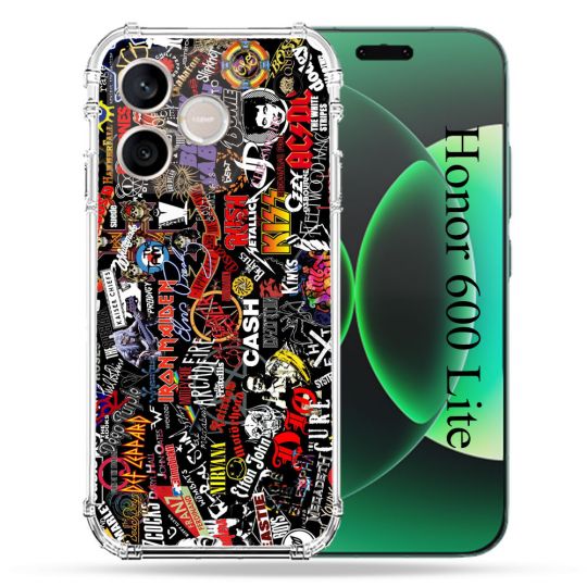 Coque Renforcée Pour Honor 600 Lite 5G Musique Rock Groupe