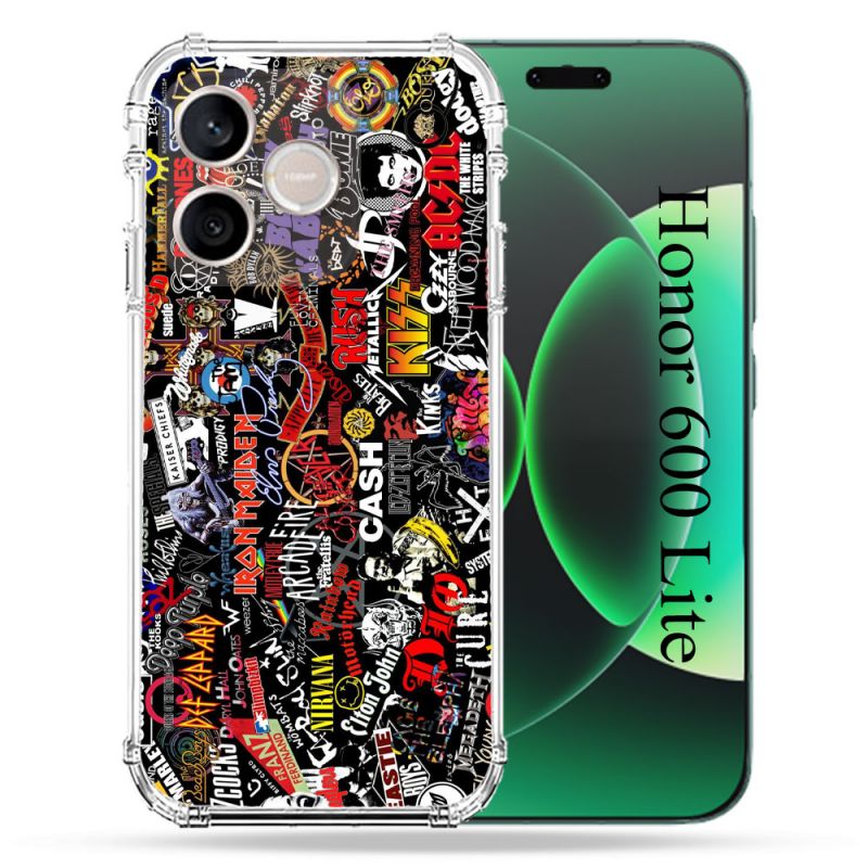 Coque Renforcée Pour Honor 600 Lite 5G Musique Rock Groupe