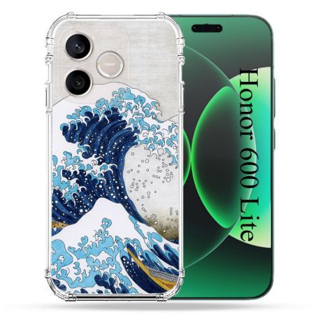 Coque Renforcée Pour Honor 600 Lite 5G Peinture La Grande Vague