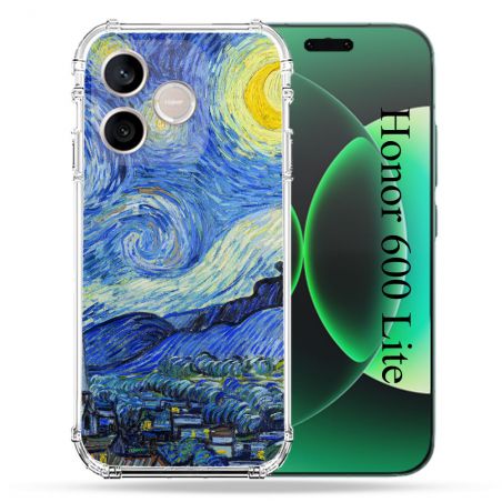 Coque Renforcée Pour Honor 600 Lite 5G Peinture La nuit étoilée