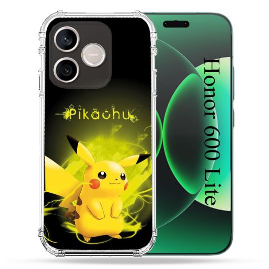 Coque Renforcée Pour Honor 600 Lite 5G Pokemon Pikachu Eclair