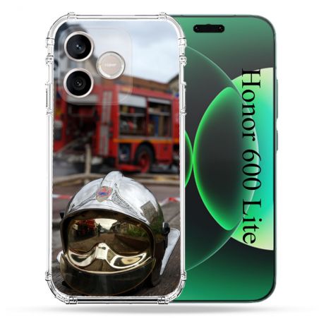 Coque Renforcée Pour Honor 600 Lite 5G Pompier Casque Camion