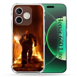 Coque Renforcée Pour Honor 600 Lite 5G Pompier Escalier