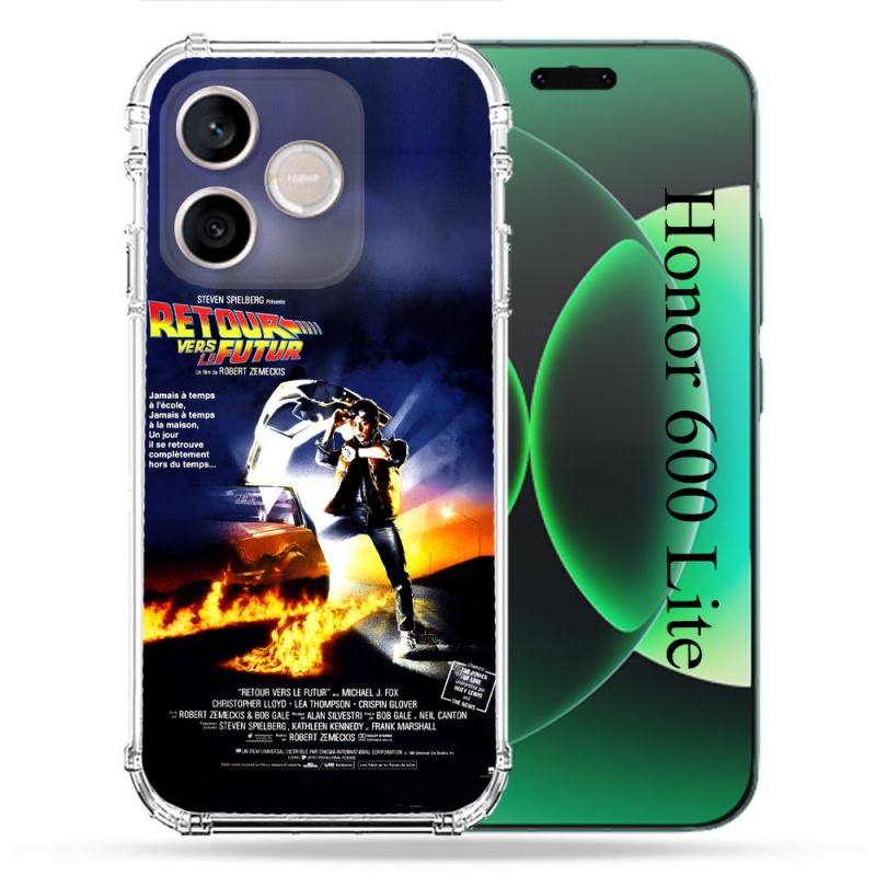 Coque Renforcée Pour Honor 600 Lite 5G Retour Vers Le Futur Affiche