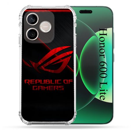Coque Renforcée Pour Honor 600 Lite 5G ROG Rouge