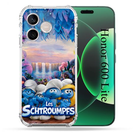 Coque Renforcée Pour Honor 600 Lite 5G Schtroumpfs Forêt