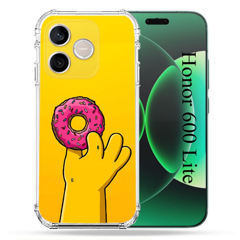 Coque Renforcée Pour Honor 600 Lite 5G Simpson Donuts