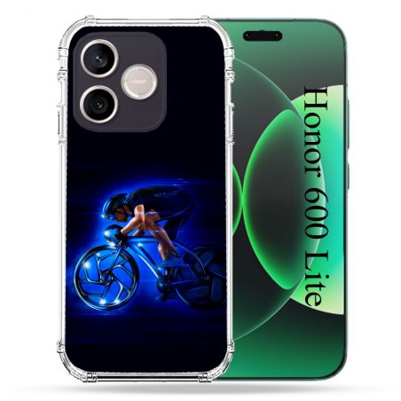 Coque Renforcée Pour Honor 600 Lite 5G Sport Cyclisme Bleu