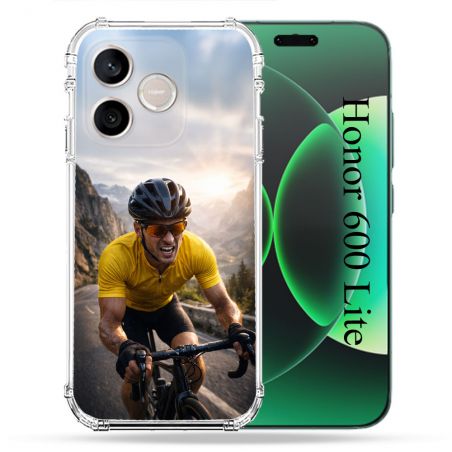 Coque Renforcée Pour Honor 600 Lite 5G Sport Cyclisme Maillot Jaune
