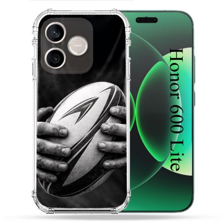 Coque Renforcée Pour Honor 600 Lite 5G Sport Rugby Ballon Moderne