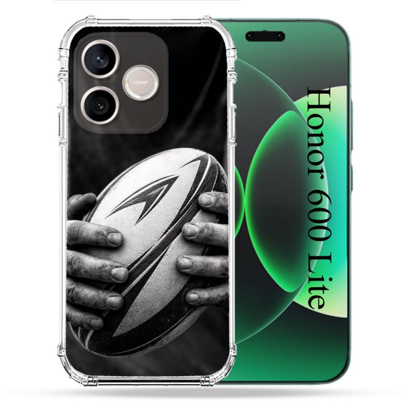 Coque Renforcée Pour Honor 600 Lite 5G Sport Rugby Ballon Moderne