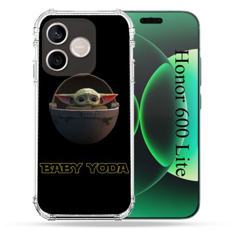 Coque Renforcée Pour Honor 600 Lite 5G Star Wars - Yoda bebe noir