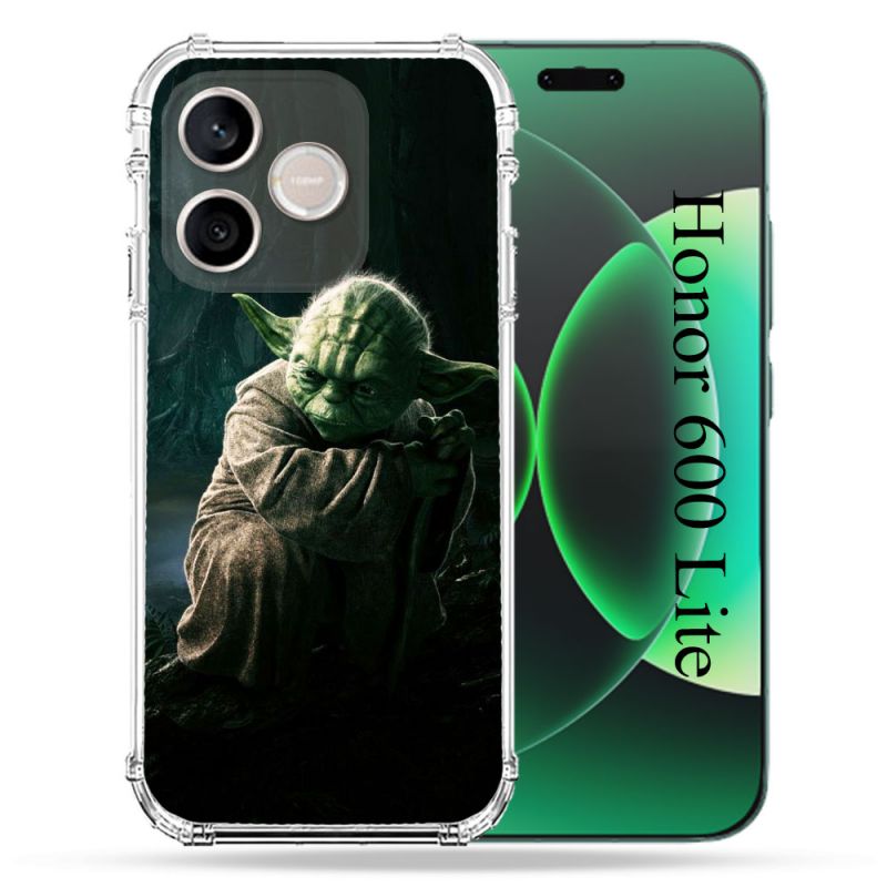 Coque Renforcée Pour Honor 600 Lite 5G Star Wars - Yoda sombre