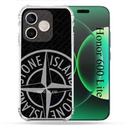 Coque Renforcée Pour Honor 600 Lite 5G Stone Island Gris