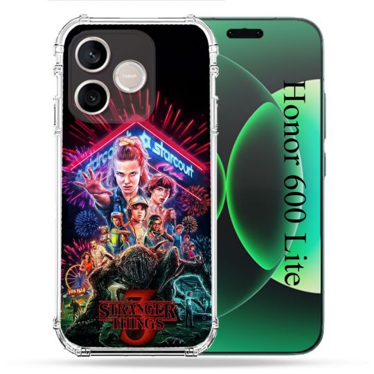 Coque Renforcée Pour Honor 600 Lite 5G Stranger Things Affiche 3