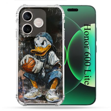 Coque Renforcée Pour Honor 600 Lite 5G Street Art Donald Duck