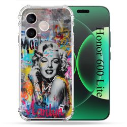 Coque Renforcée Pour Honor 600 Lite 5G Street Art Maryline Monroe
