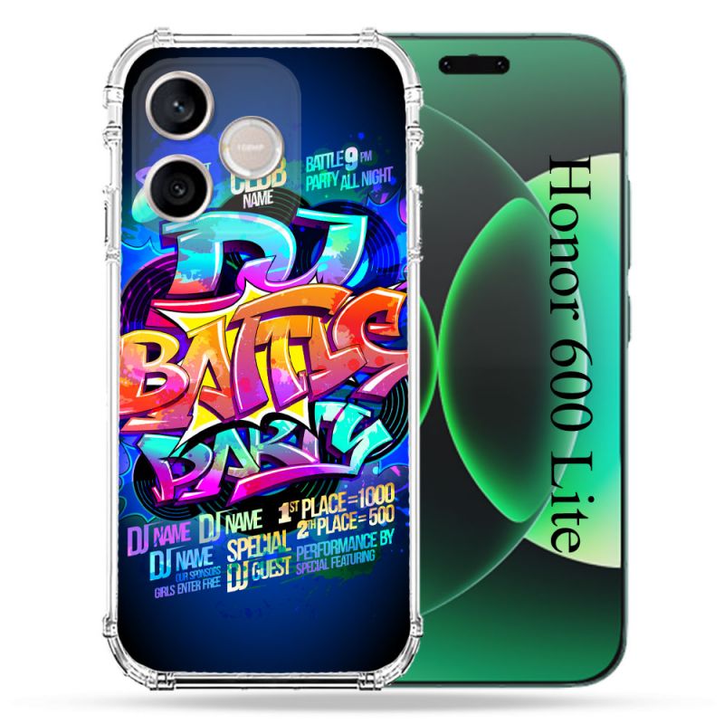 Coque Renforcée Pour Honor 600 Lite 5G Street Art Rap
