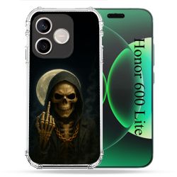 Coque Renforcée Pour Honor 600 Lite 5G Tete de Mort Doigt 2026