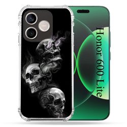 Coque Renforcée Pour Honor 600 Lite 5G Tete de Mort Triple