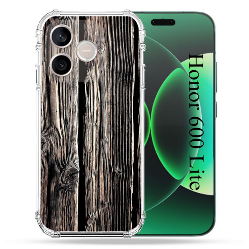 Coque Renforcée Pour Honor 600 Lite 5G Texture Bois