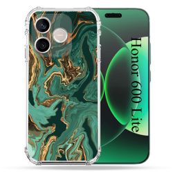 Coque Renforcée Pour Honor 600 Lite 5G Texture Marbre Vert