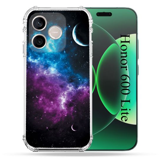 Coque Renforcée Pour Honor 600 Lite 5G Univers Bleu Violet