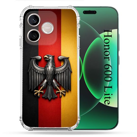 Coque Renforcée Pour Honor 600 Lite 5G Voyage Drapeau Allemagne