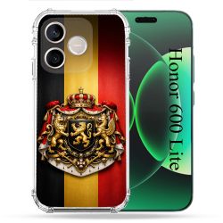 Coque Renforcée Pour Honor 600 Lite 5G Voyage Drapeau Belgique