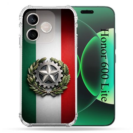 Coque Renforcée Pour Honor 600 Lite 5G Voyage Drapeau Italie