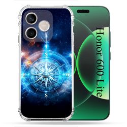 Coque Renforcée Pour Honor 600 Lite 5G Voyage Rose des Vents Stellaire