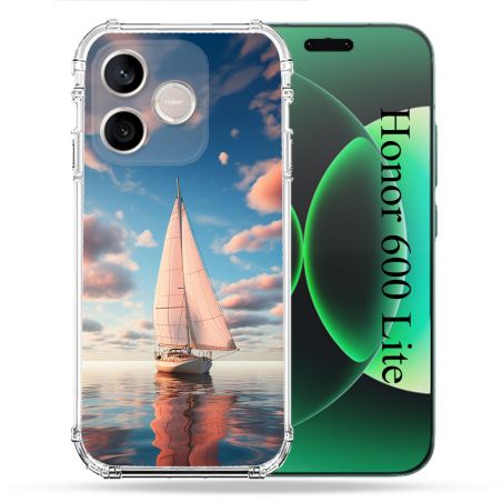 Coque Renforcée Pour Honor 600 Lite 5G Voyage Voilier Reflet