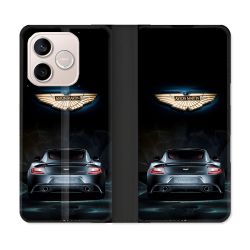 Housse Cuir Portefeuille Pour Honor 600 Lite 5G Aston Martin